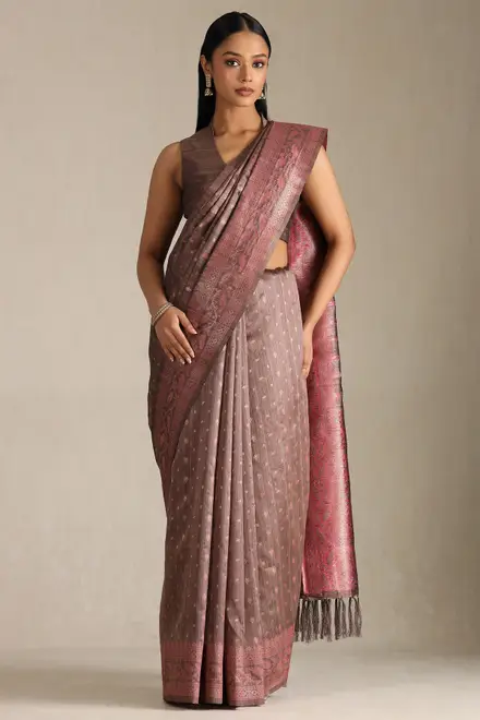 Earth Tussar Woven Design Saree